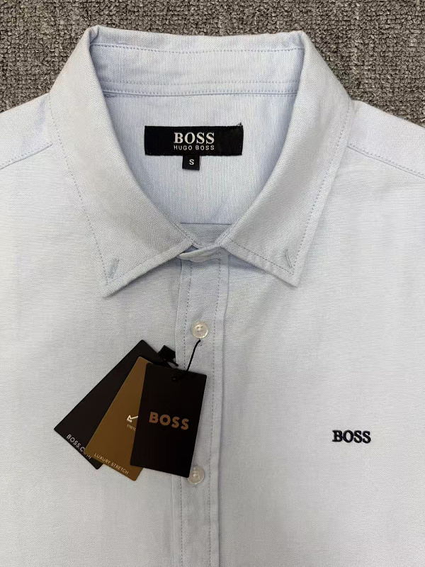 Hugo Boss Regular-fit shirt in dynamic cotton · A3113 — תמונה 7