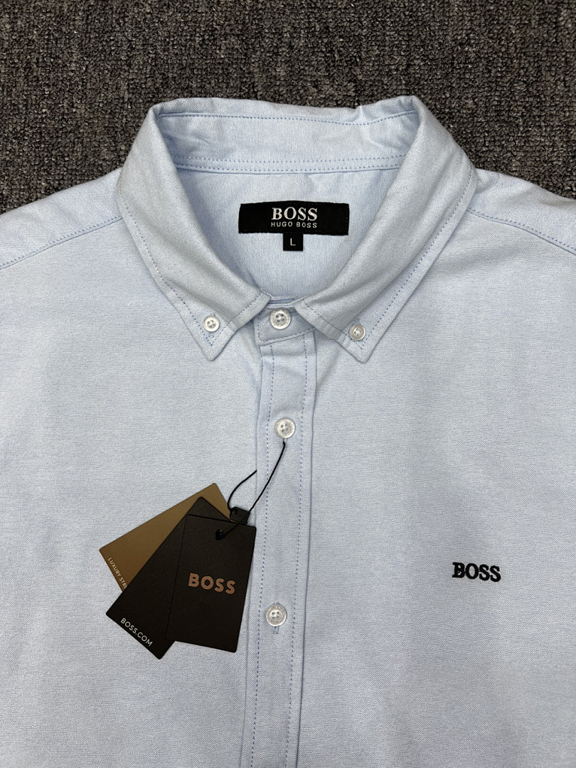 Hugo Boss Regular-fit shirt in dynamic cotton · A2828 — תמונה 10