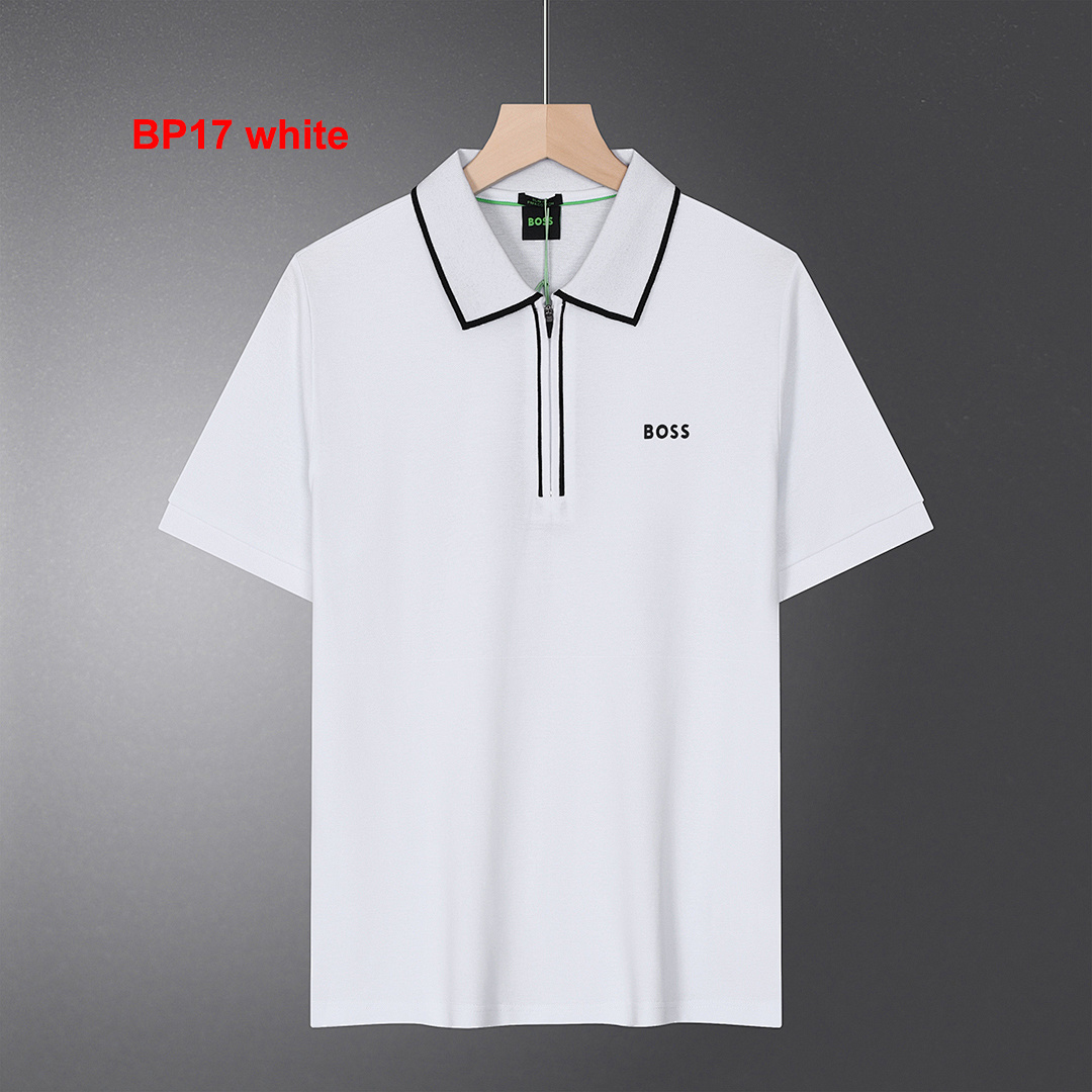 Hugo Boss Stripe-trim polo shirt · A2445 — תמונה 3