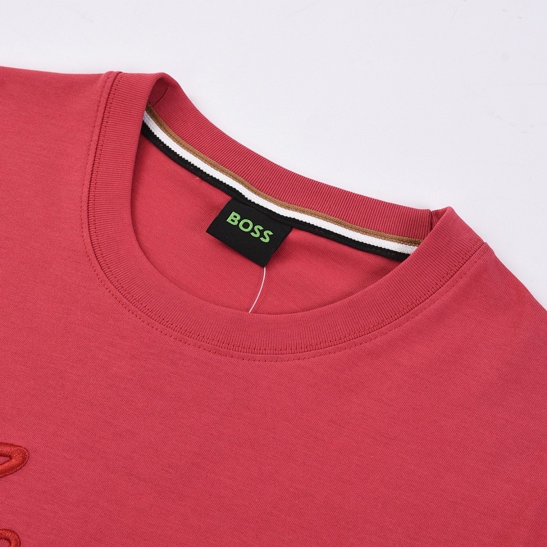 Hugo Boss Cotton-jersey regular-fit T-shirt with script · A2997 — תמונה 14