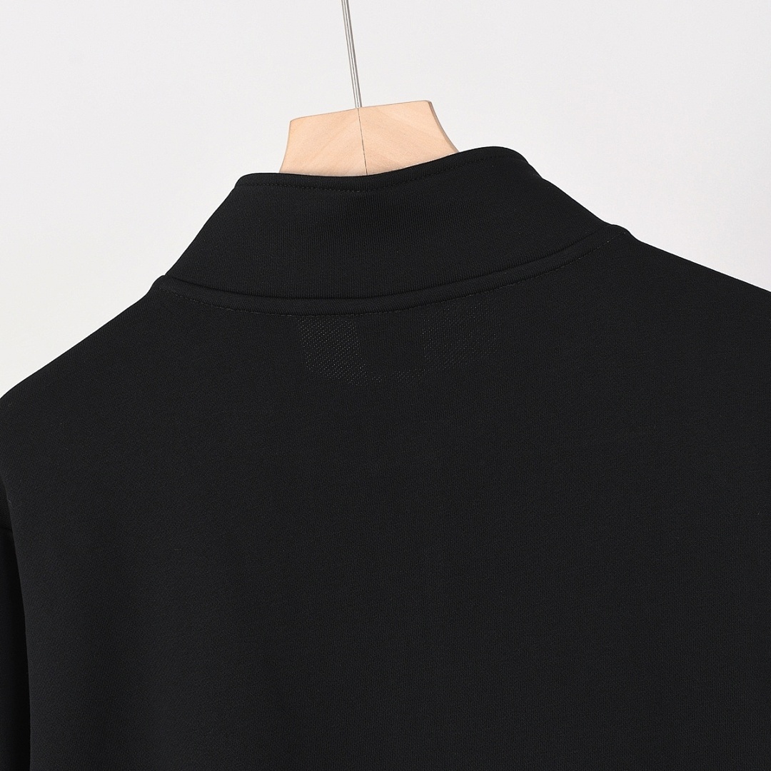 Hugo Boss Cotton-terry sweatshirt with zip collar · A2623 — תמונה 5