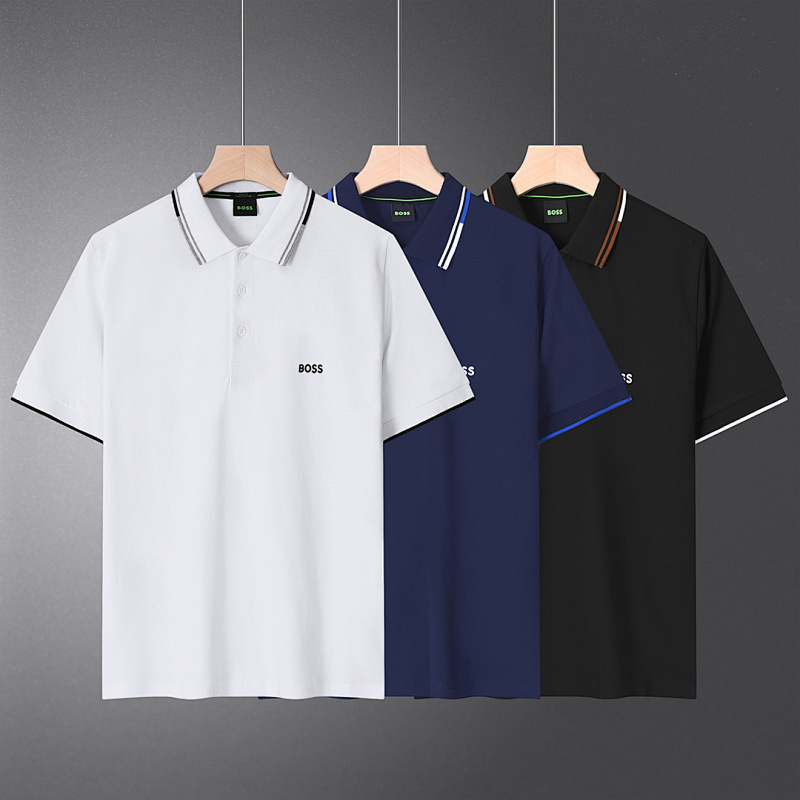 Hugo Boss Stripe-trim polo shirt · A2445 — תמונה 65