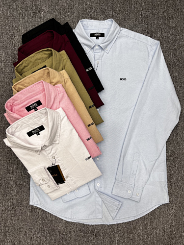 Hugo Boss Regular-fit shirt in dynamic cotton · A2828