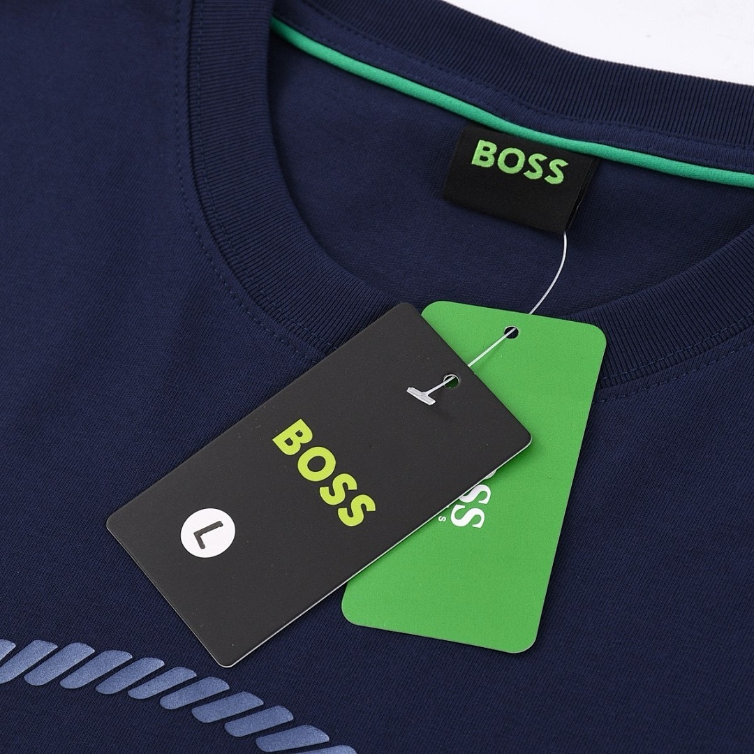 Hugo Boss Cotton-jersey regular-fit T-shirt with script · A2997 — תמונה 7