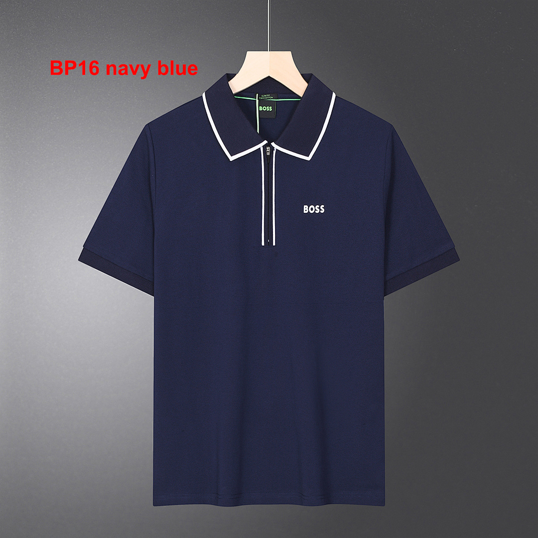 Hugo Boss Stripe-trim polo shirt · A2445 — תמונה 4