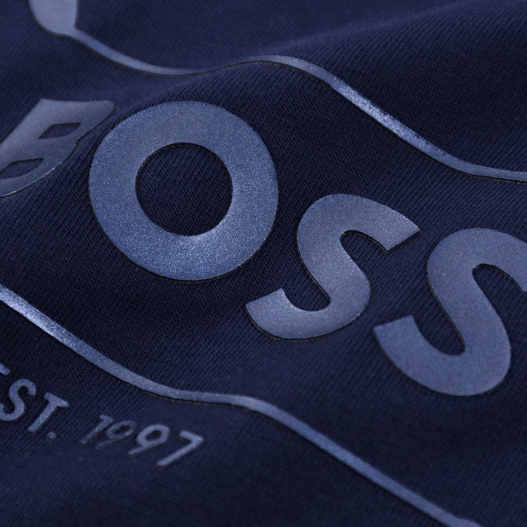 Hugo Boss Cotton-jersey regular-fit T-shirt with script · A2997 — תמונה 6