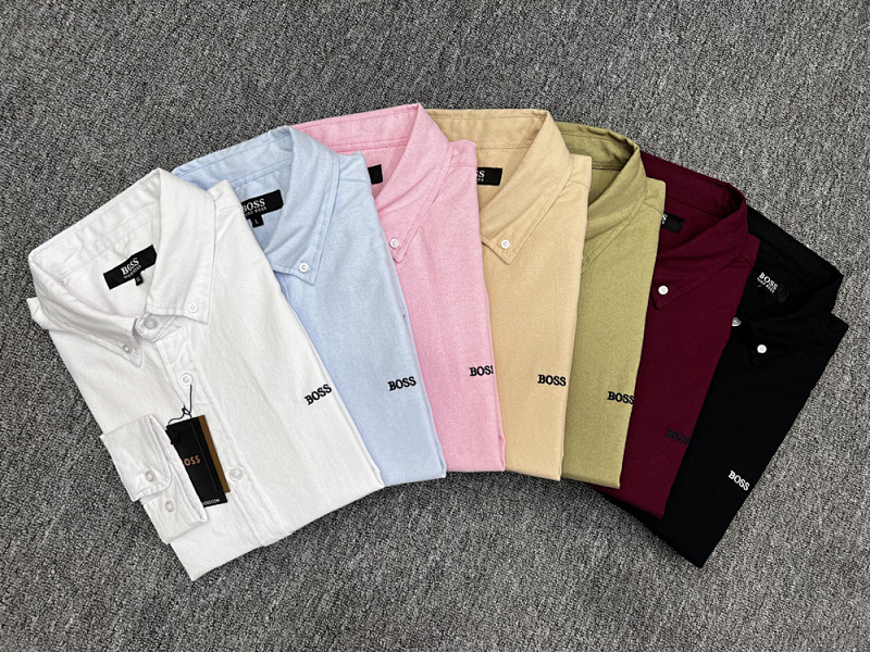Hugo Boss Regular-fit shirt in dynamic cotton · A2828 — תמונה 17