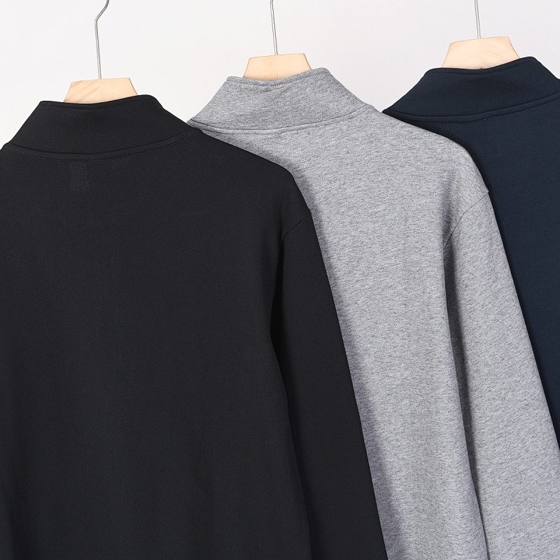 Hugo Boss Cotton-terry sweatshirt with zip collar · A2623 — תמונה 20