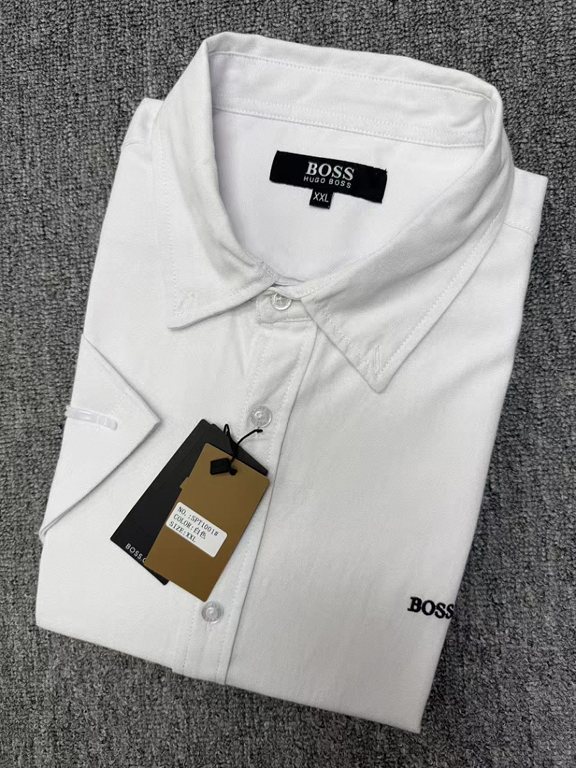 Hugo Boss Regular-fit shirt in dynamic cotton · A3113 — תמונה 10