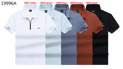 Hugo Boss Zip-neck polo shirt · A2970