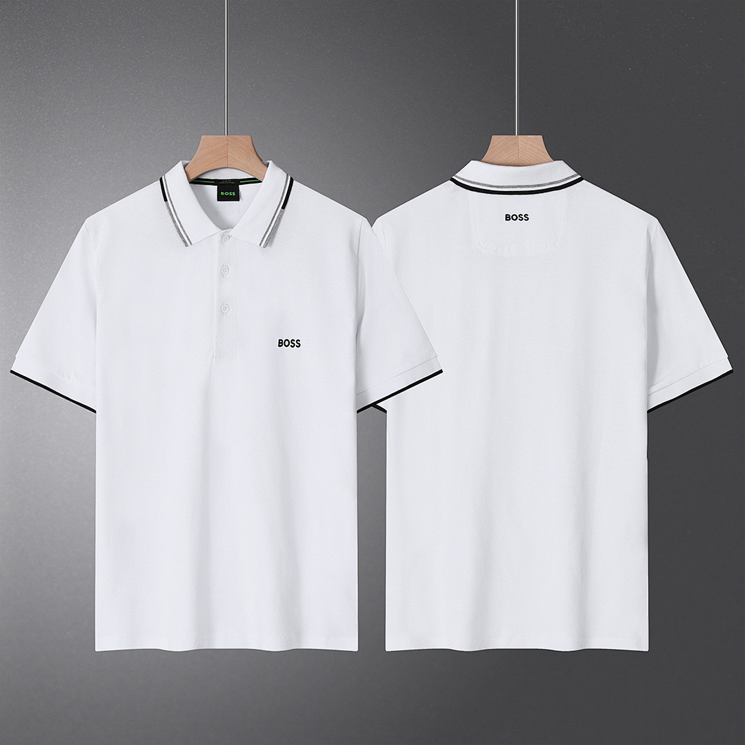 Hugo Boss Stripe-trim polo shirt · A2445 — תמונה 60
