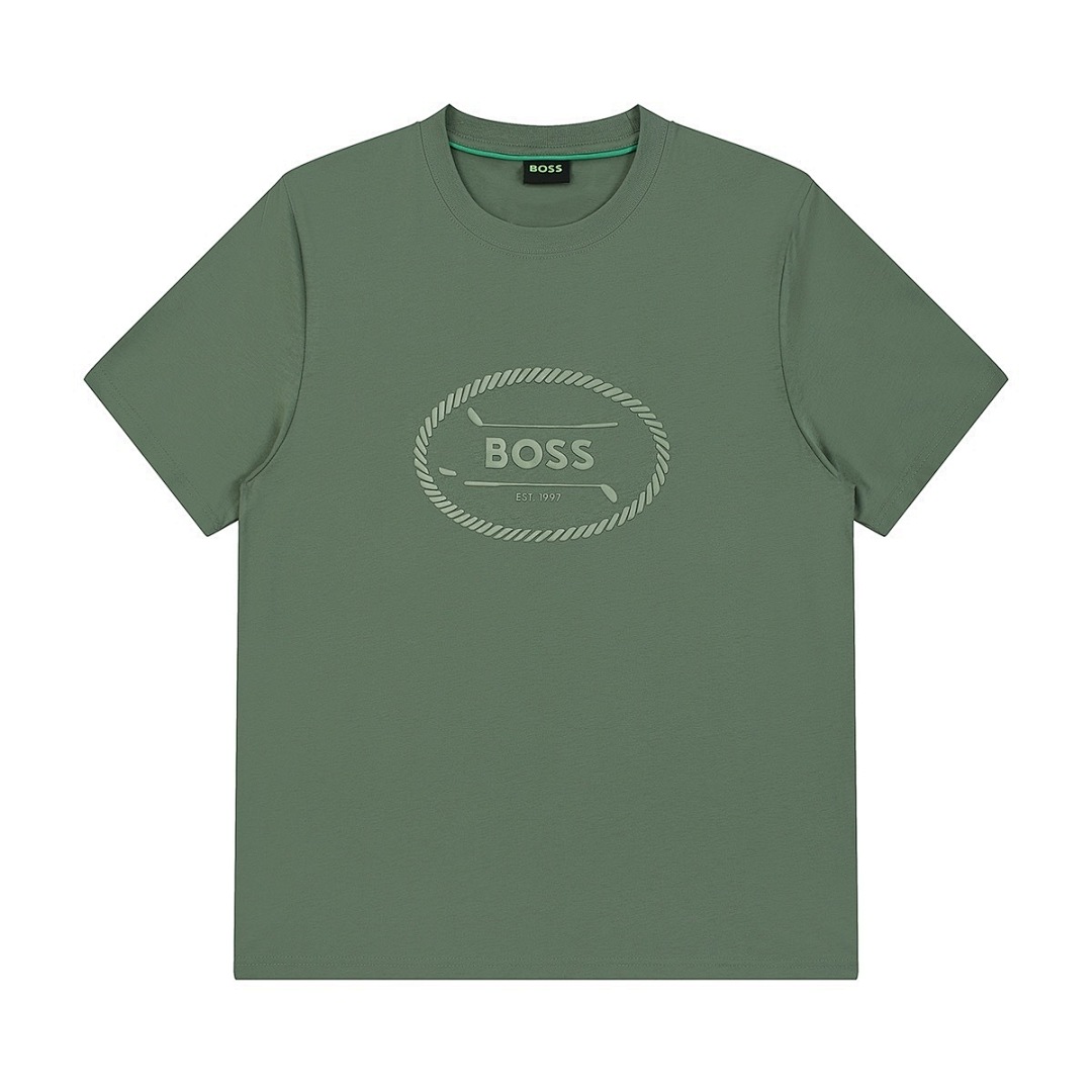 Hugo Boss Cotton-jersey regular-fit T-shirt with script · A2997 — תמונה 8
