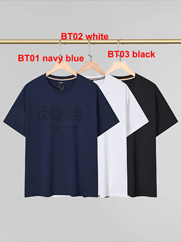 Hugo Boss Equestrian stretch-cotton T-shirt · A3038
