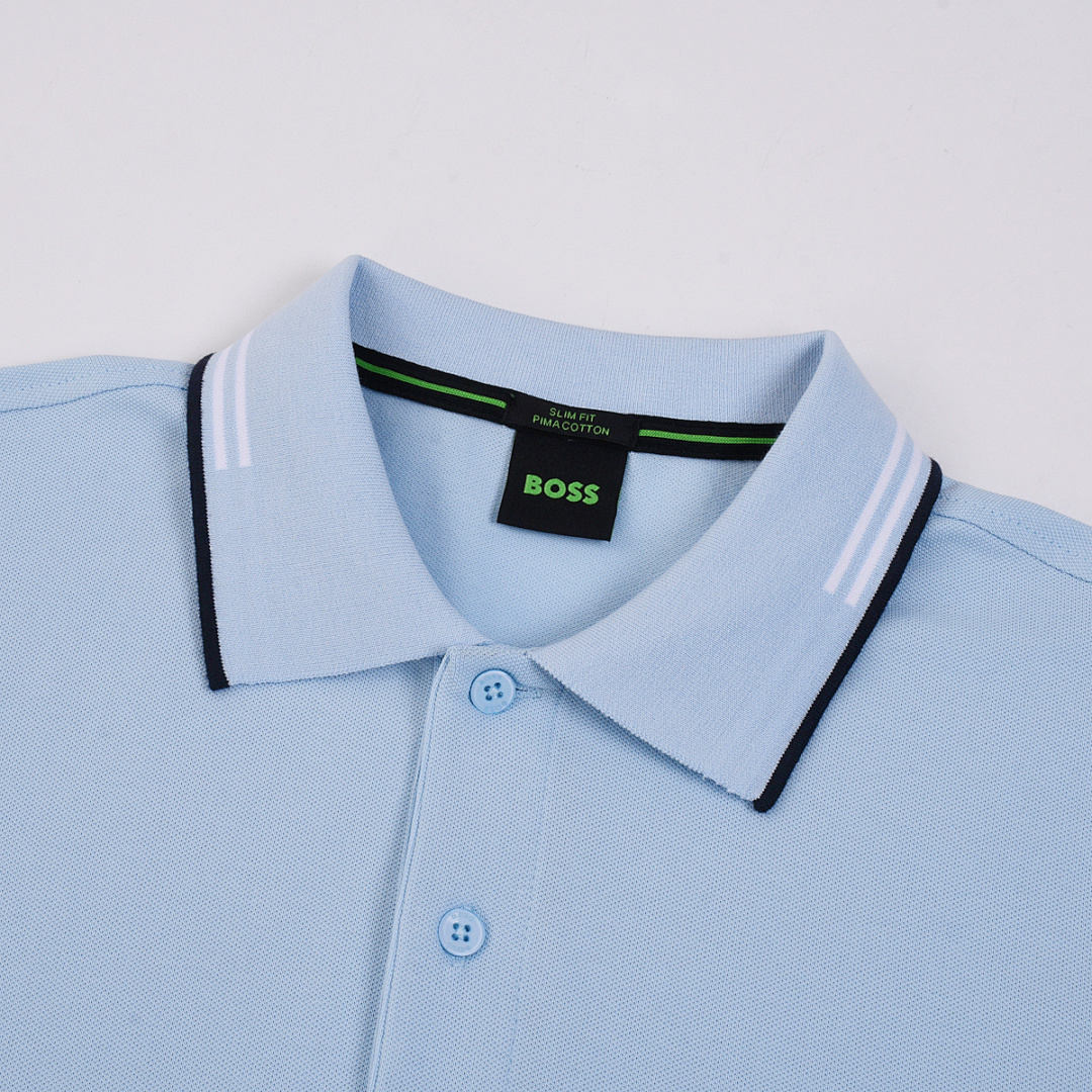 Hugo Boss Stripe-trim polo shirt · A2445 — תמונה 74