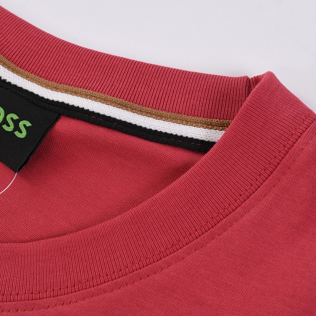 Hugo Boss Cotton-jersey regular-fit T-shirt with script · A2997 — תמונה 11