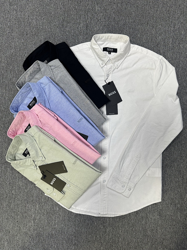 Hugo Boss Regular-fit button-down shirt in Oxford · A2501