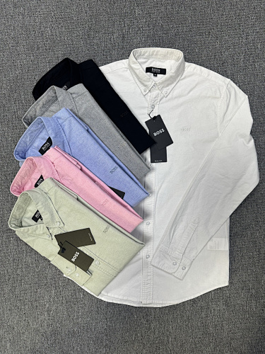 Hugo Boss Regular-fit button-down shirt in Oxford · A2501