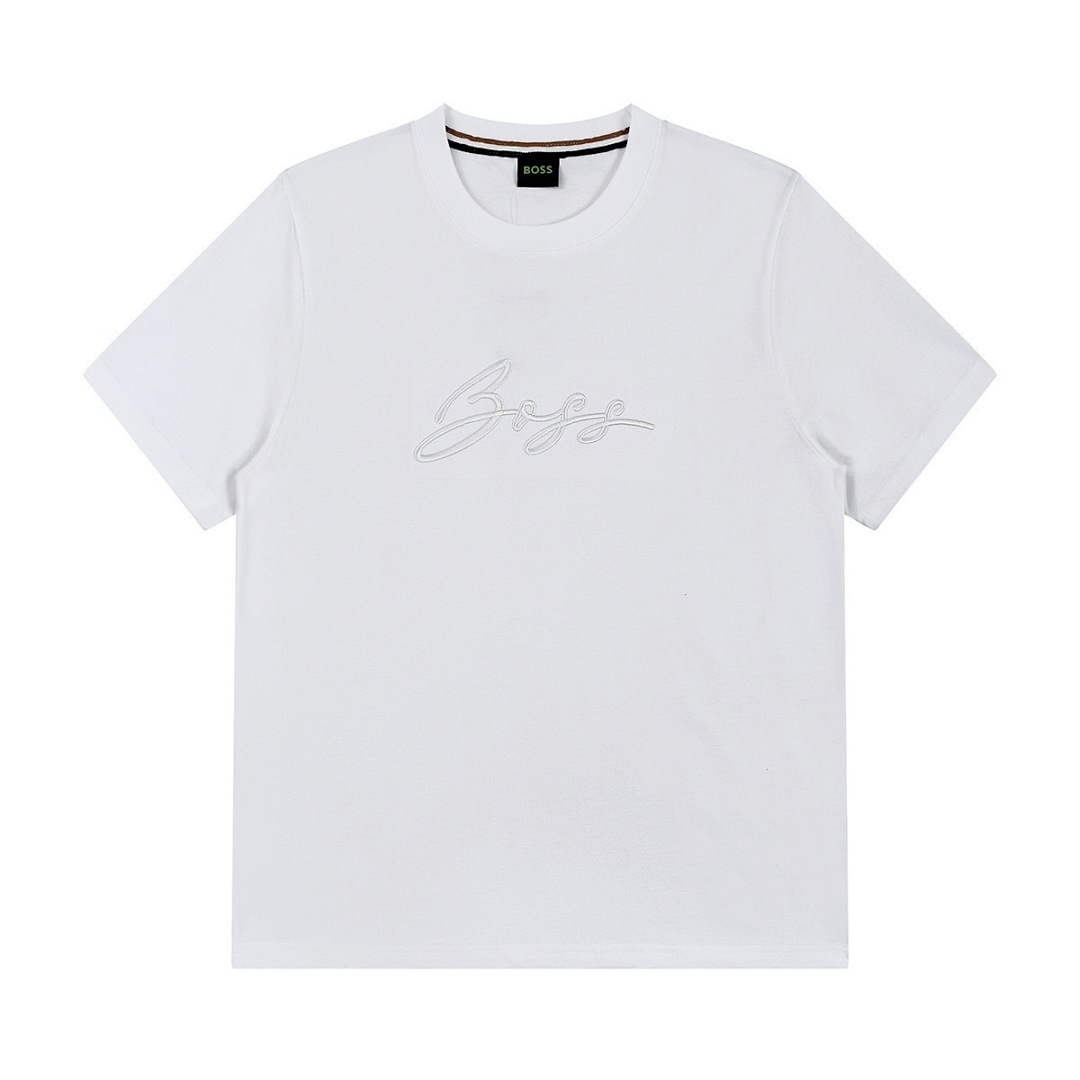 Hugo Boss Cotton-jersey regular-fit T-shirt with script · A2997 — תמונה 16