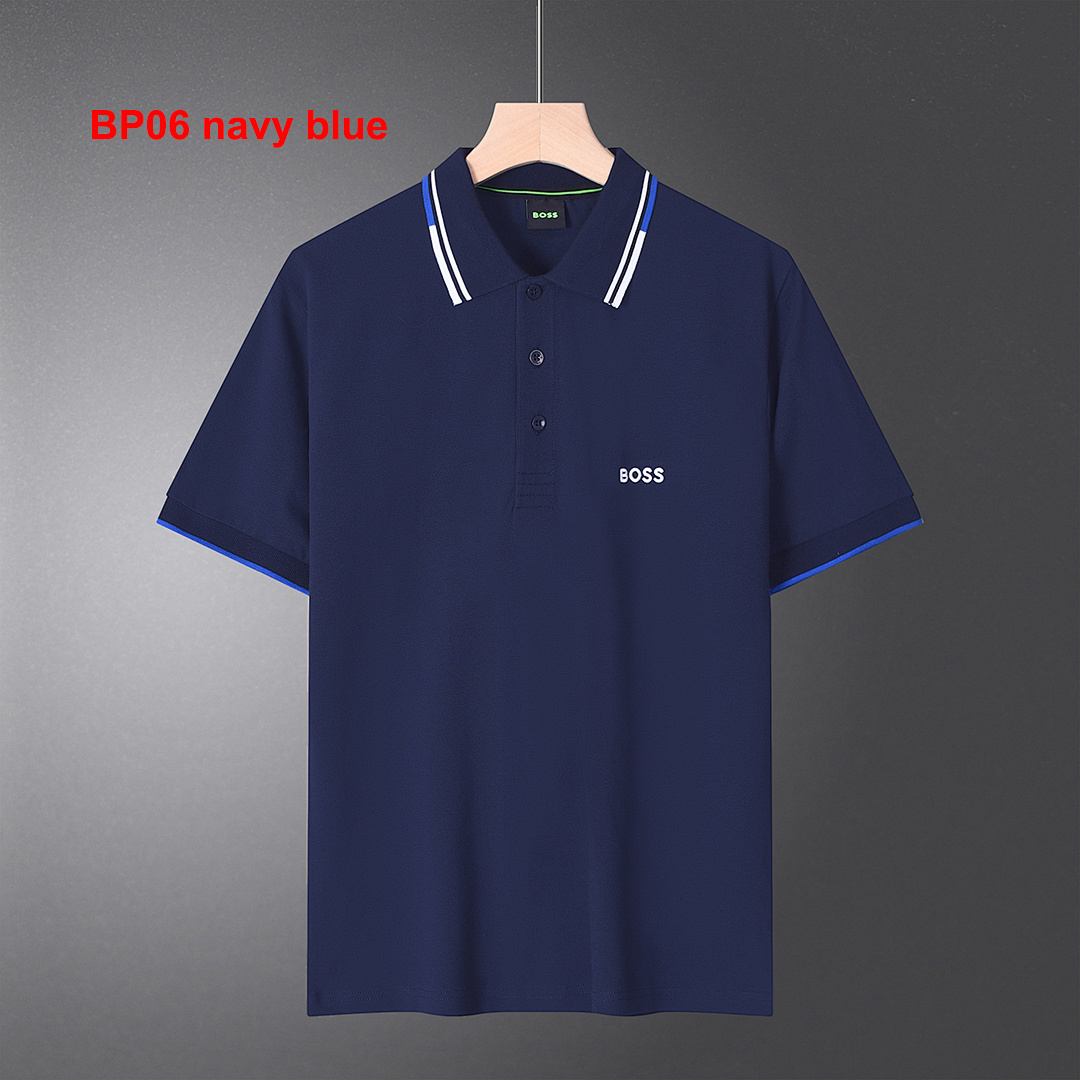 Hugo Boss Stripe-trim polo shirt · A2445 — תמונה 14