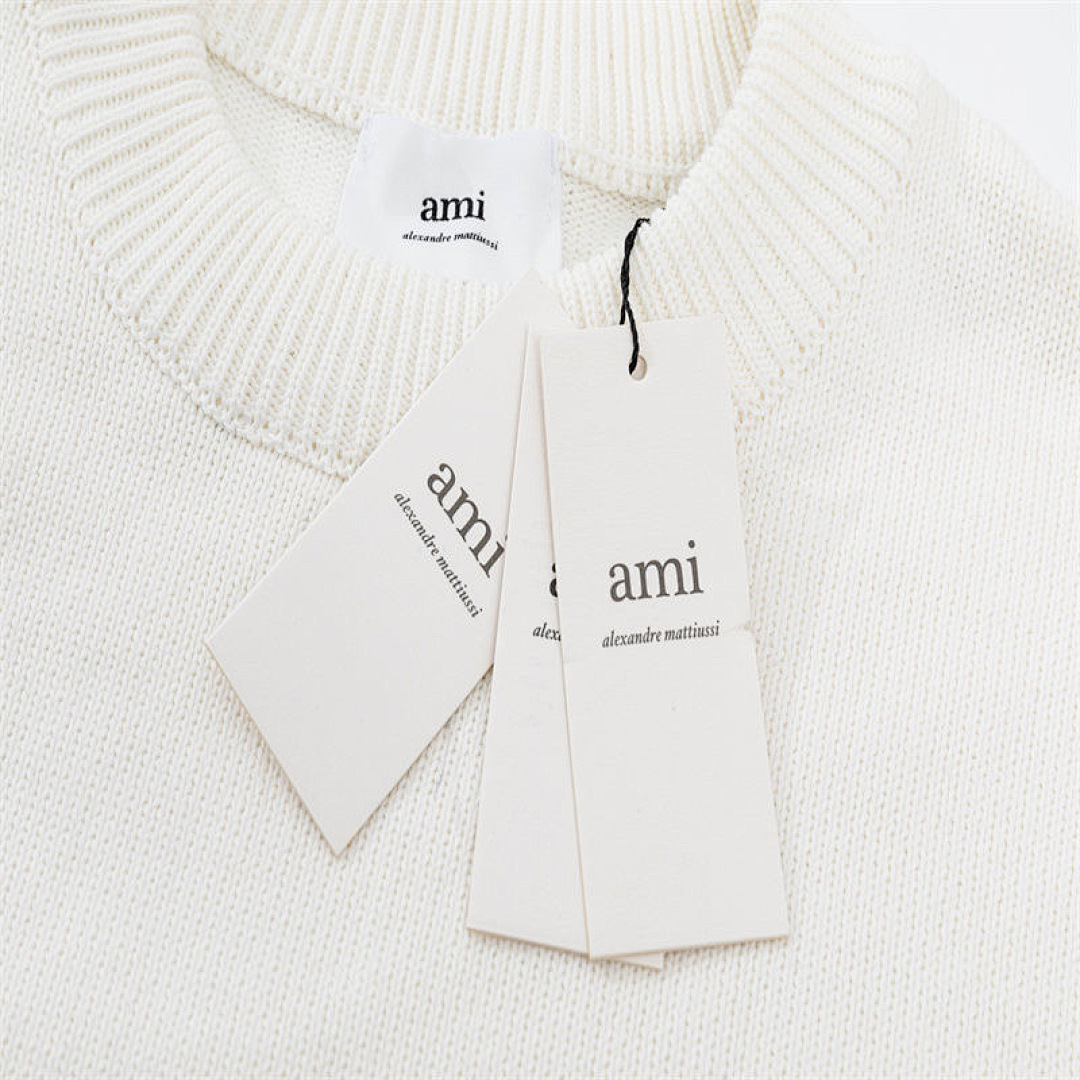 AMI Paris Ami De Coeur Striped Sweater · 4734 — תמונה 16