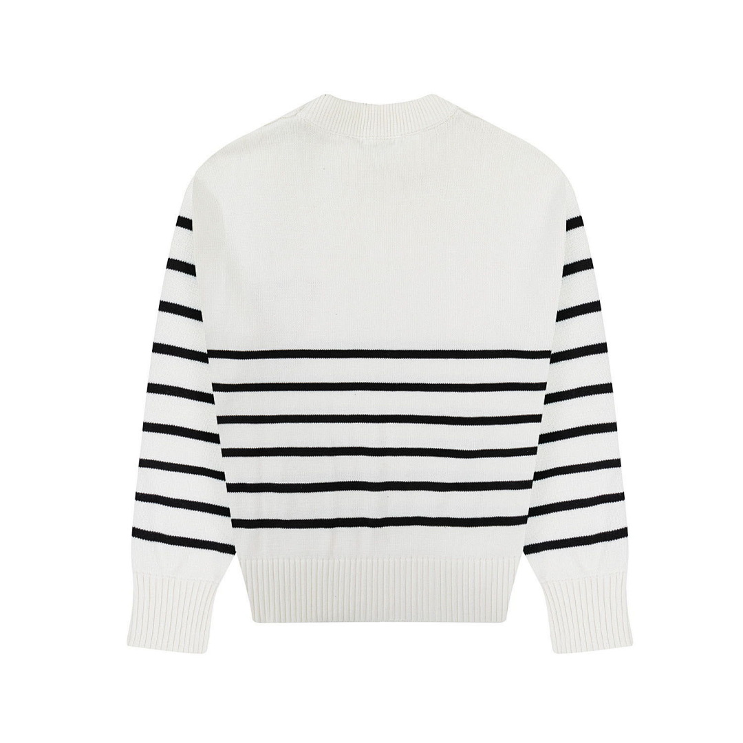 AMI Paris Ami De Coeur Striped Sweater · 4734 — תמונה 8