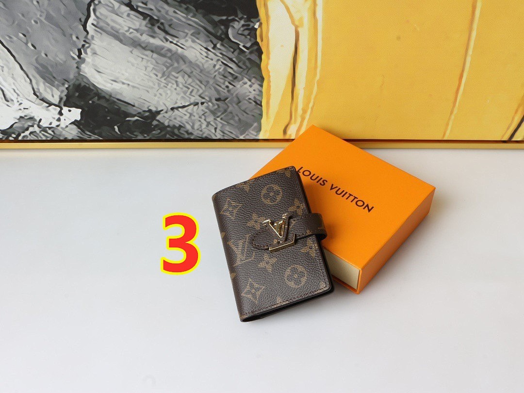 Louis Vuitton Capucines Vertical Compact Wallet · 5854 — תמונה 3