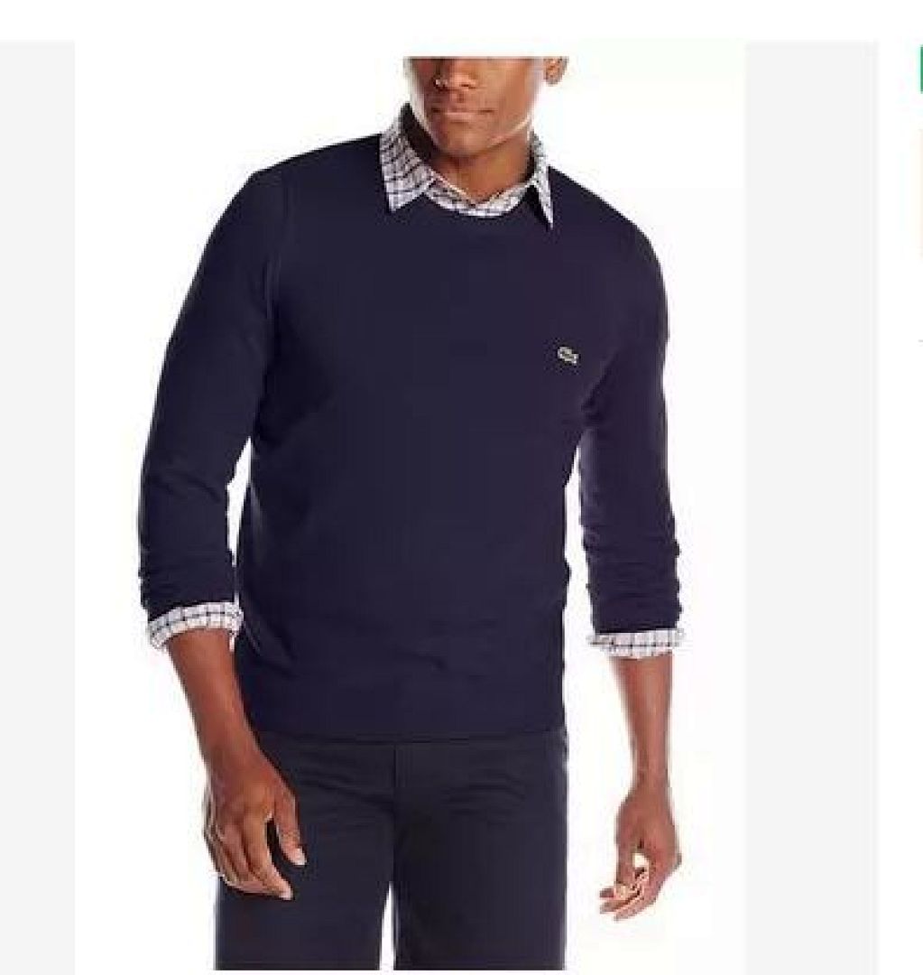 Lacoste Crew Neck Cotton Sweater · A241 — תמונה 9