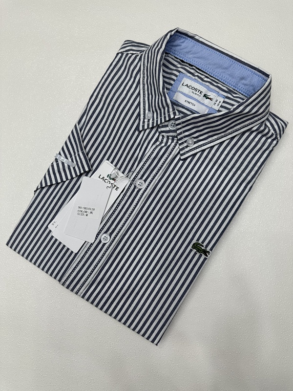 Lacoste Regular Fit Striped Pinpoint Shirt · A1882 — תמונה 9