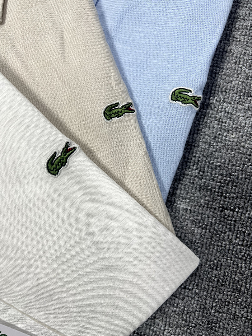 Lacoste Regular Fit Linen Shirt · A2922 — תמונה 16