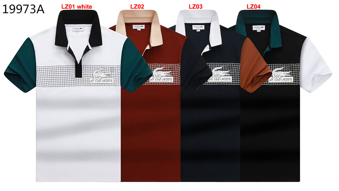 Lacoste Regular Fit Colorblock Piqué Polo · A2976