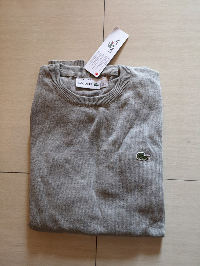 Lacoste Crew Neck Cotton Sweater · A241 — תמונה 14