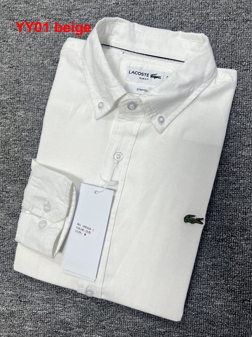 Lacoste Regular Fit Linen Shirt · A2922 — תמונה 9