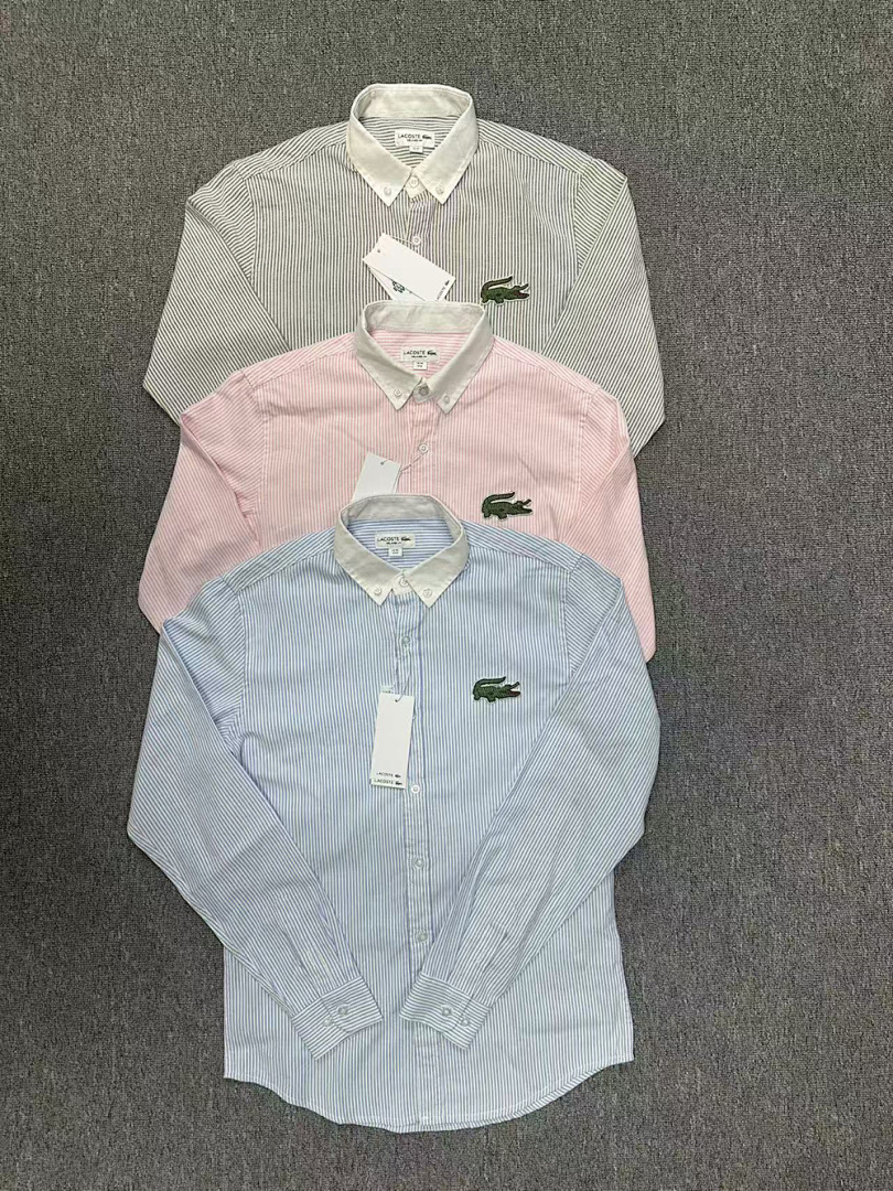 Lacoste Relaxed Fit Striped Oxford Shirt · A2532 — תמונה 12