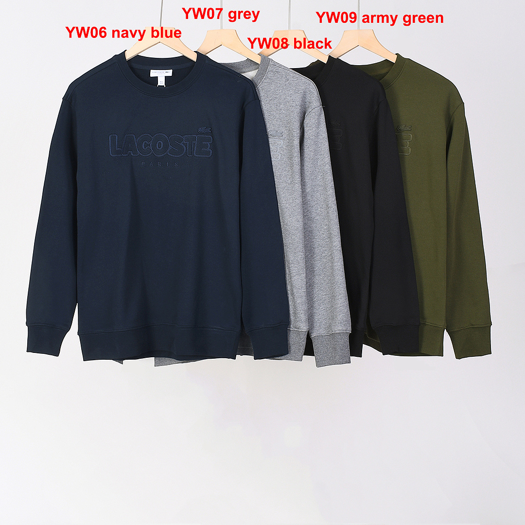 Lacoste Embossed Fleece Sweatshirt · A3306 — תמונה 4