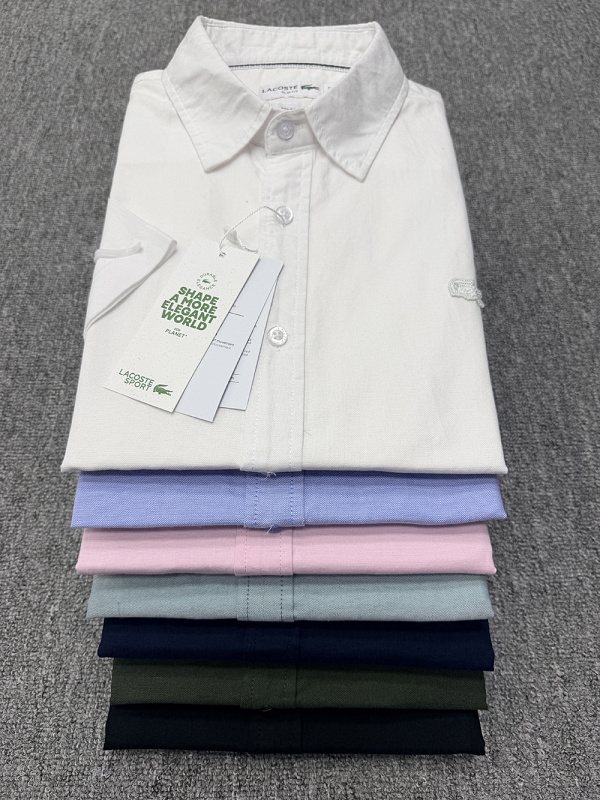 Lacoste Regular Fit Short Sleeve Oxford · A3150 — תמונה 35