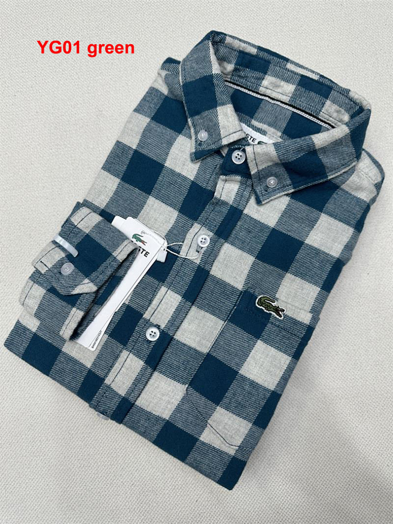 Lacoste Regular Fit Plaid Flannel Shirt · A2860
