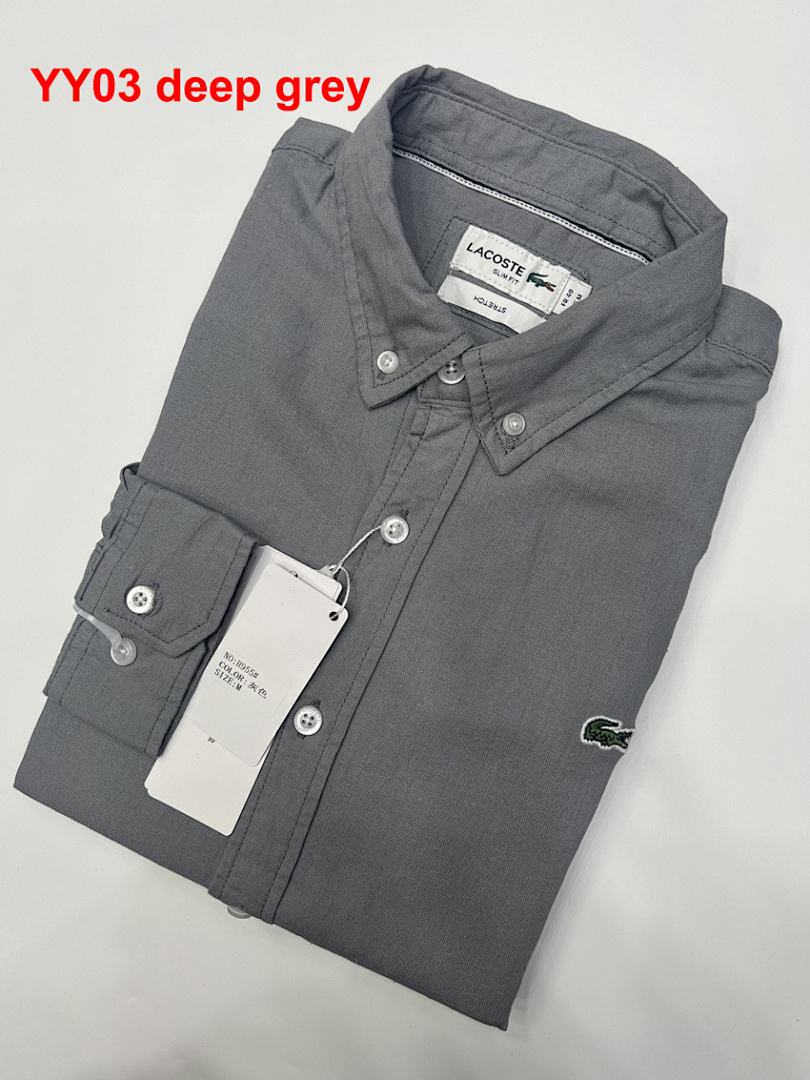 Lacoste Regular Fit Linen Shirt · A2922 — תמונה 7