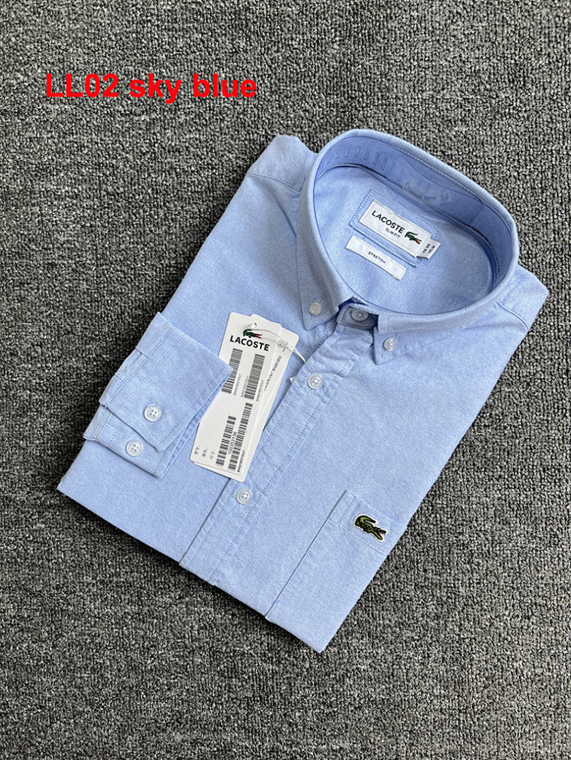 Lacoste Men's Regular Fit Oxford Shirt · A492 — תמונה 11