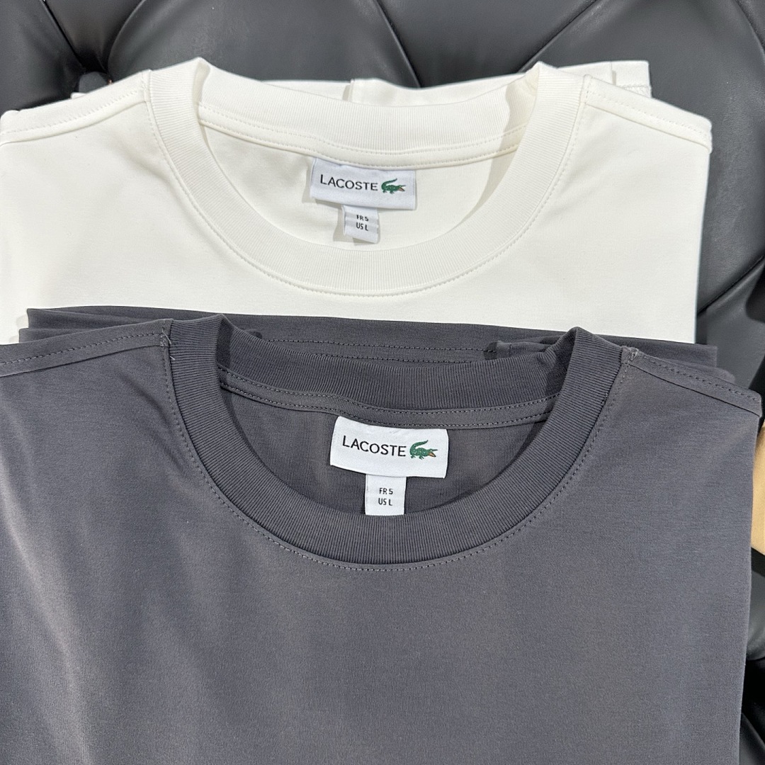 Lacoste Men's Cotton T-Shirt · A2484 — תמונה 4