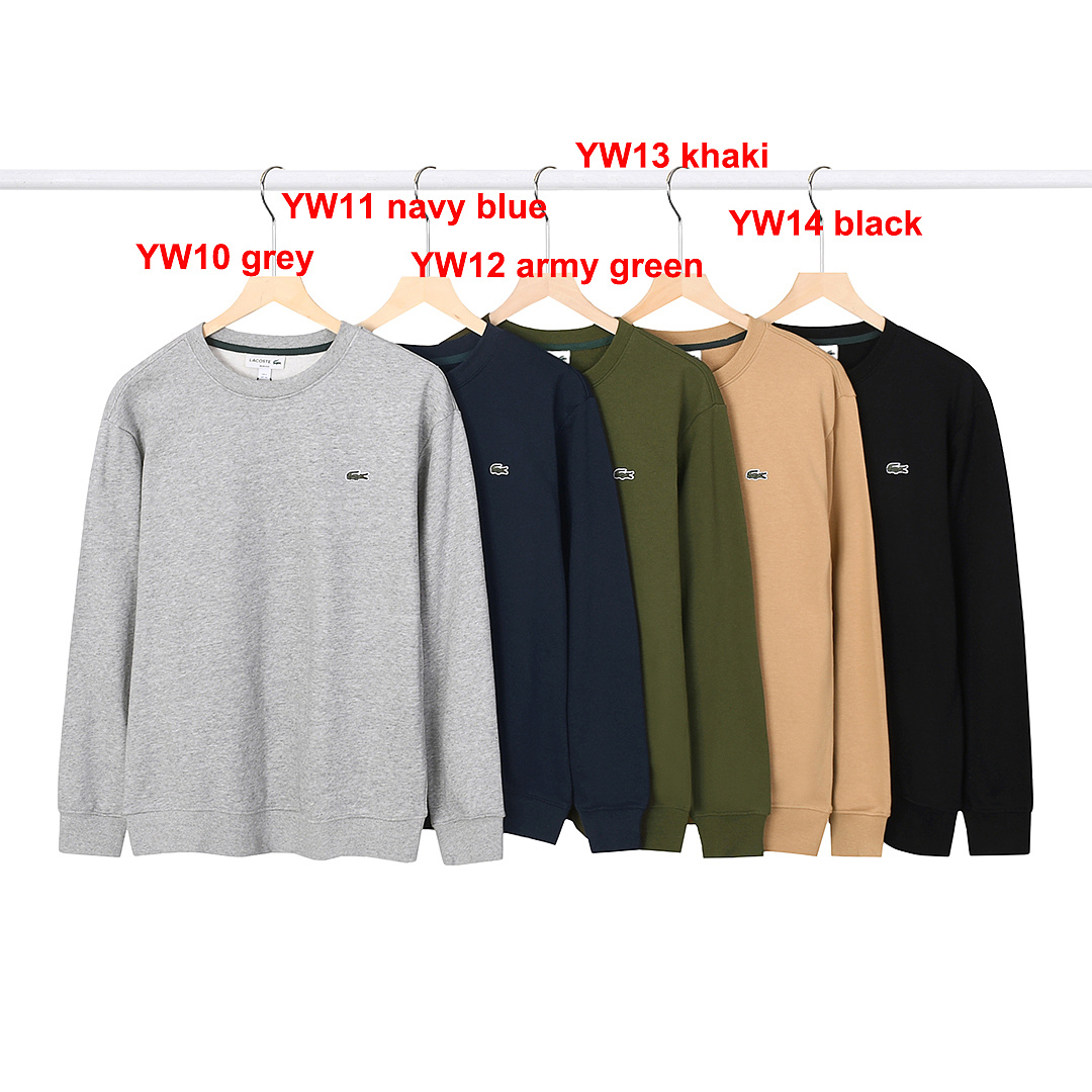 Lacoste Embossed Fleece Sweatshirt · A3306 — תמונה 3