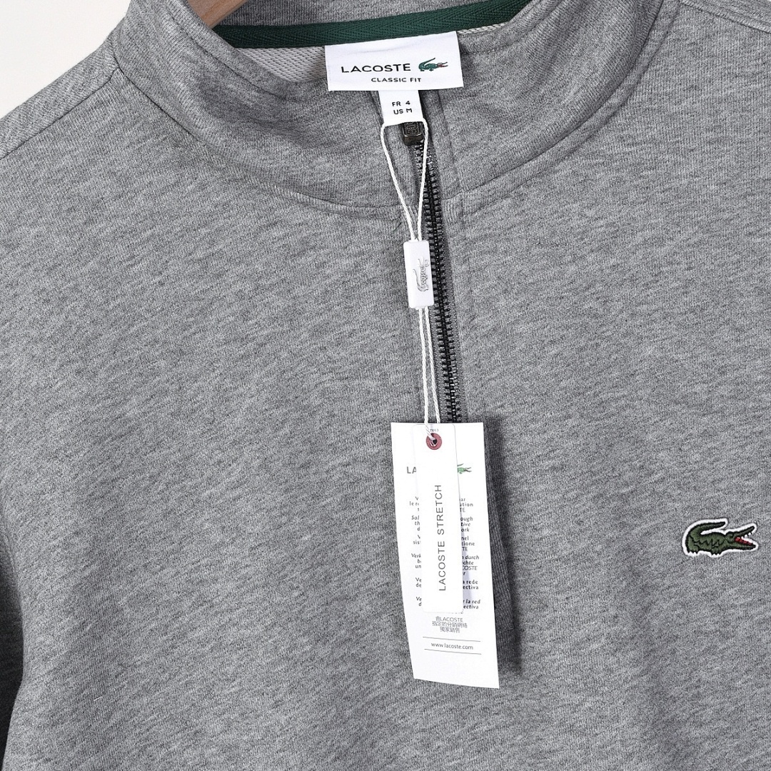 Lacoste Zip-Up High-Neck Sweatshirt · A2818 — תמונה 11
