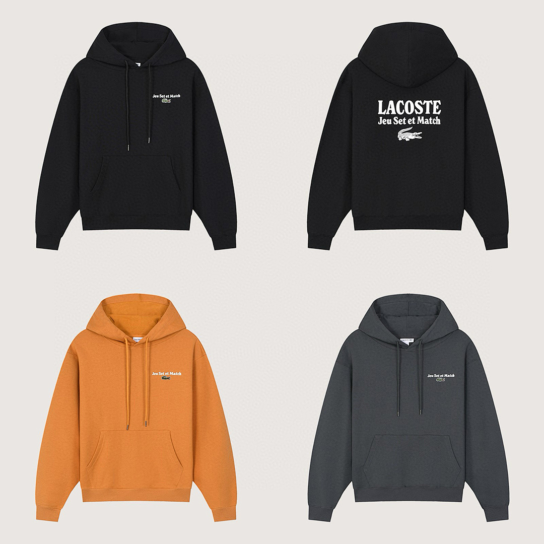 Lacoste Oversized Fleece Hoodie · A2644 — תמונה 38