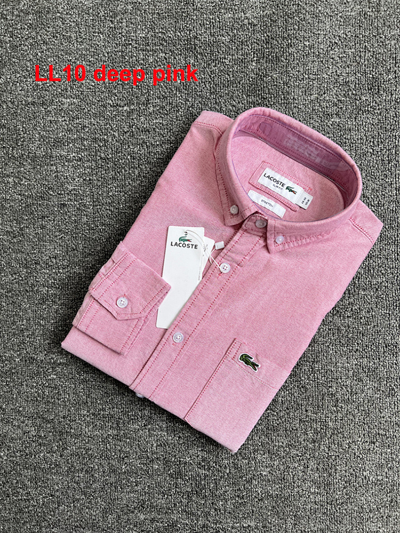 Lacoste Men's Regular Fit Oxford Shirt · A492 — תמונה 4