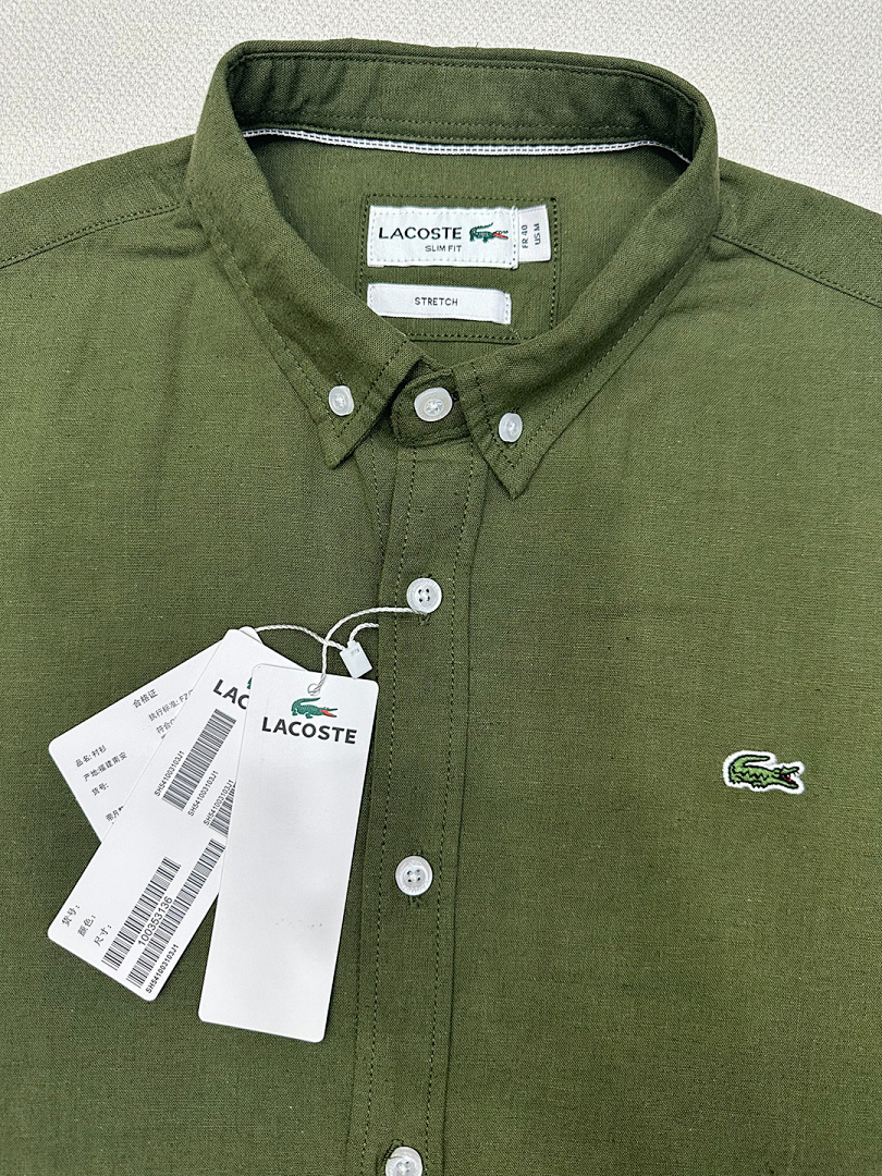 Lacoste Regular Fit Oxford Shirt · A2253 — תמונה 12