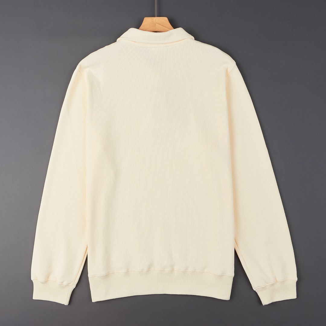 Lacoste Polo Collar Piqué Sweatshirt · A3459 — תמונה 6