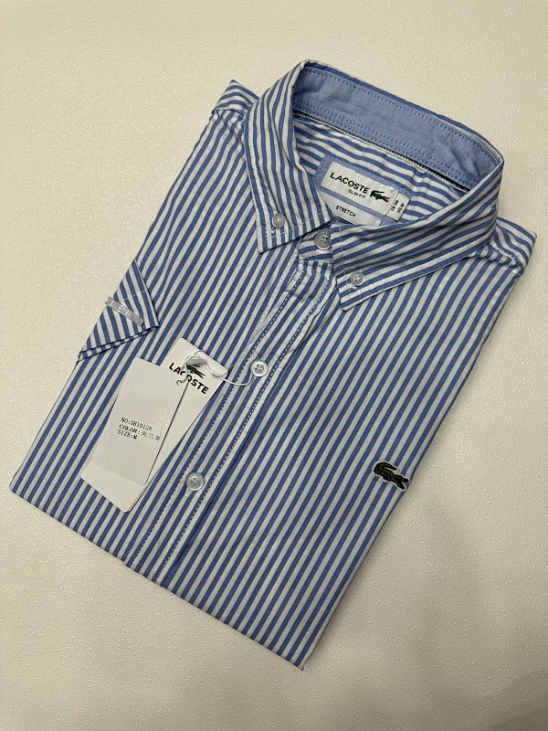 Lacoste Regular Fit Striped Pinpoint Shirt · A1882 — תמונה 3