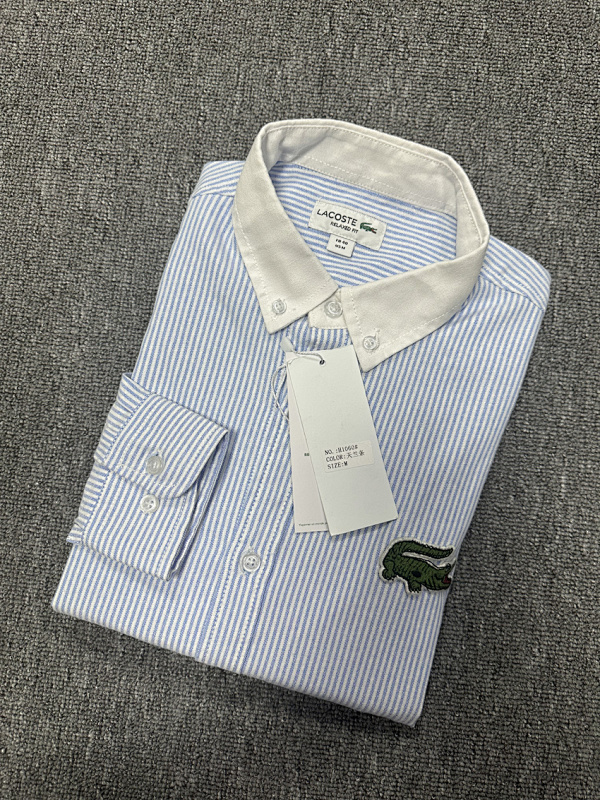 Lacoste Relaxed Fit Striped Oxford Shirt · A2532 — תמונה 9
