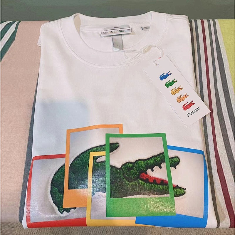 Lacoste Signature Print Cotton T-shirt · A2305 — תמונה 43