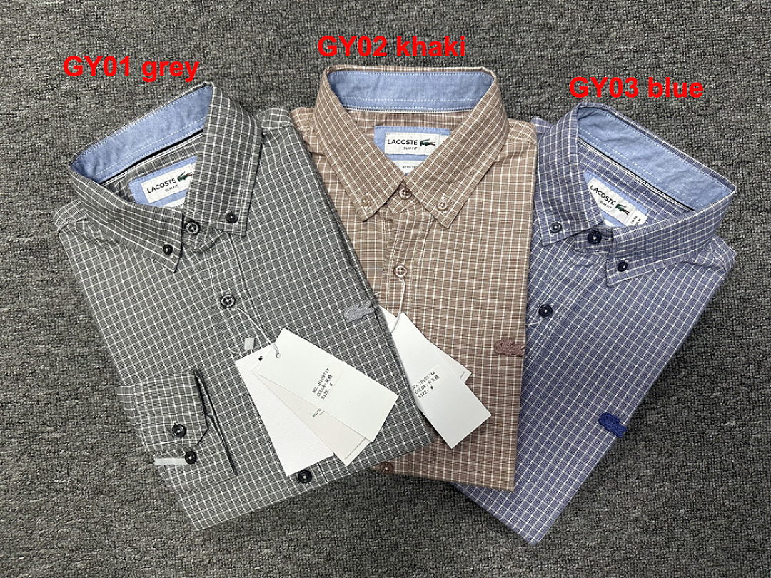 Lacoste — חולצה מכופתרת · A3039 — תמונה 3