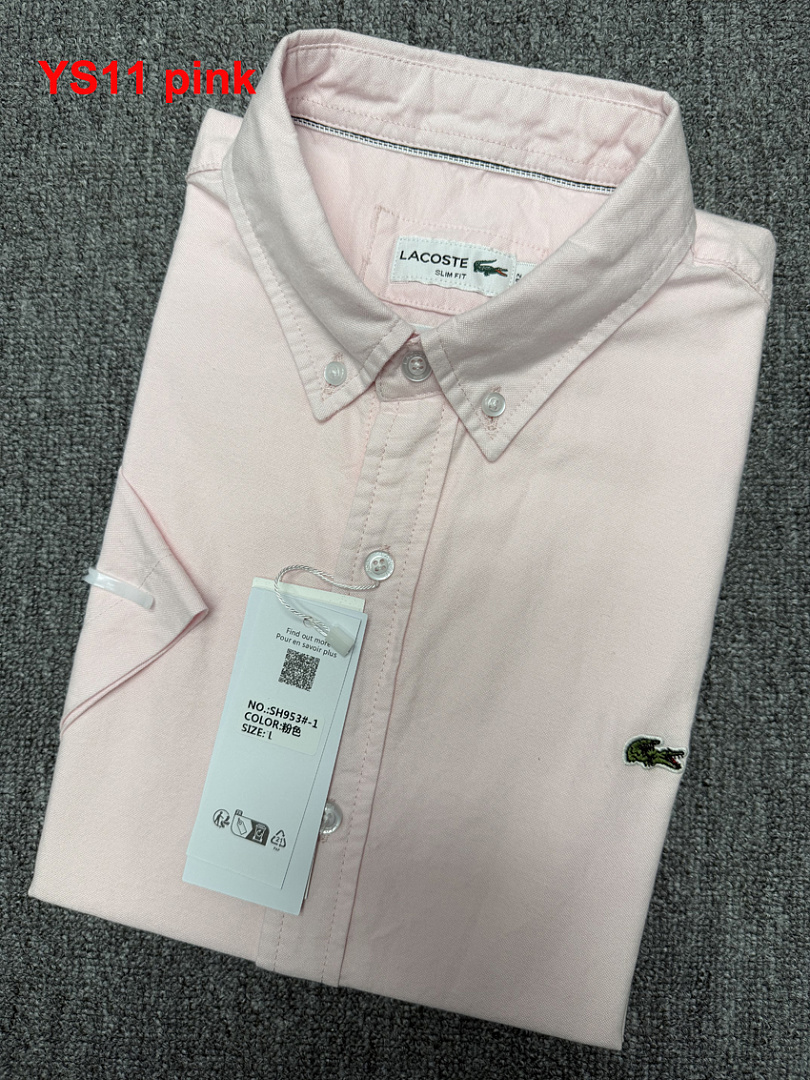 Lacoste Regular Fit Short-Sleeved Oxford Shirt · A1507 — תמונה 4